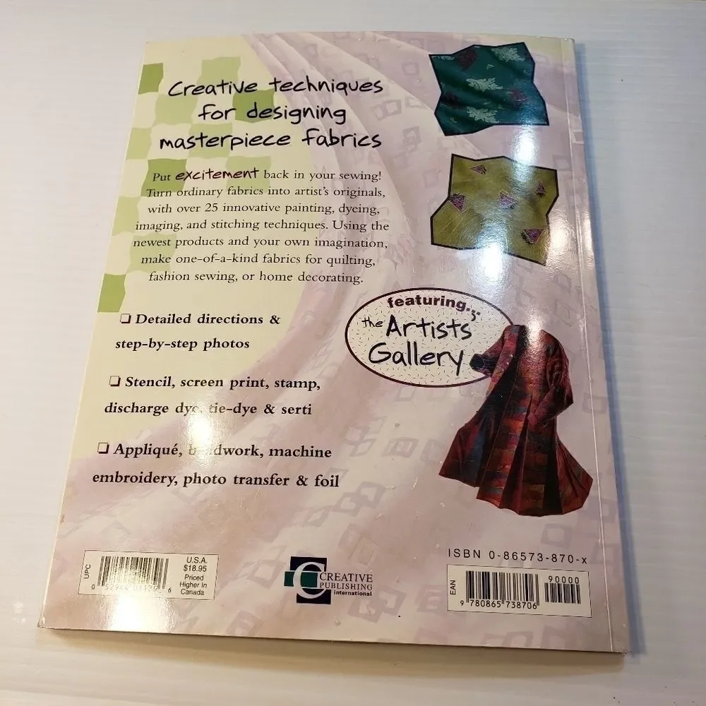 Vintage Singer Color and Design on Fabric Book